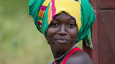portrait photo of an african woman