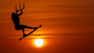 creative kite surfing sport photography